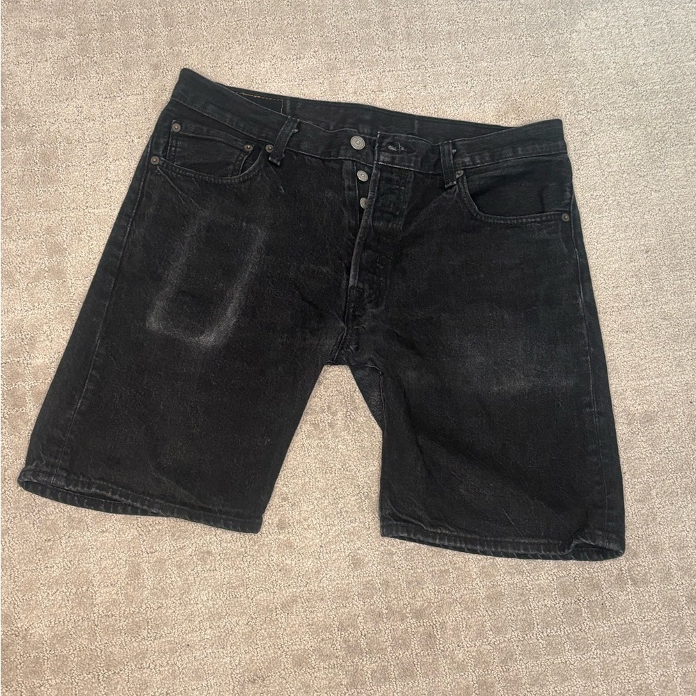 Levi's Men's Black Jean Shorts